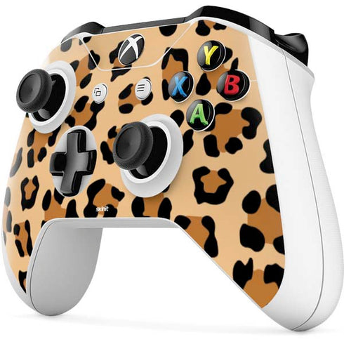 Leopard Spots Print Xbox One S Controller Skin