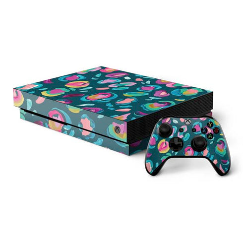 Etta Vee Leopard Spots Xbox One X Bundle Skin