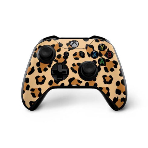 Leopard Spots Print Xbox One X Controller Skin