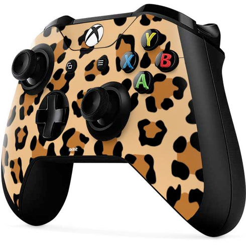 Leopard Spots Print Xbox One X Controller Skin