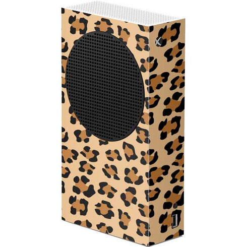 Leopard Spots Print Xbox Series S Console Skin