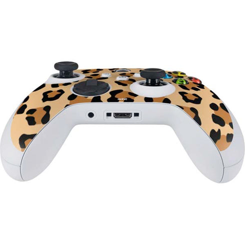 Leopard Spots Print Xbox Series S Controller Skin