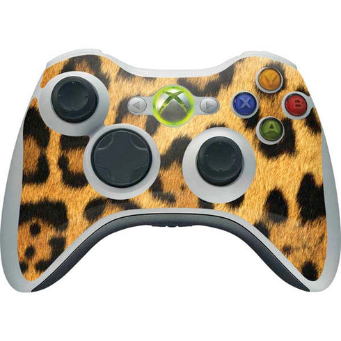 Leopard Animal Print Xbox 360 Wireless Controller Skin