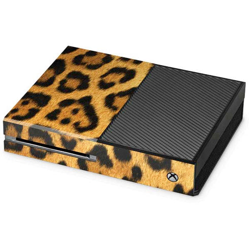 Leopard Animal Print Xbox One Console Skin