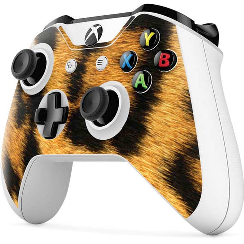 Leopard Animal Print Xbox One S All-Digital Edition Bundle Skin