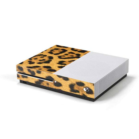 Leopard Animal Print Xbox One S Console Skin