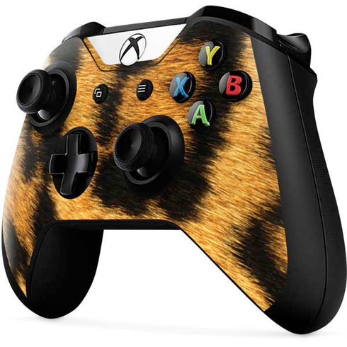 Leopard Animal Print Xbox One X Controller Skin