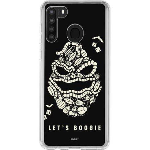 Disney The Nightmare Before Christmas Lets Boogie Art Galaxy A21 Clear Case