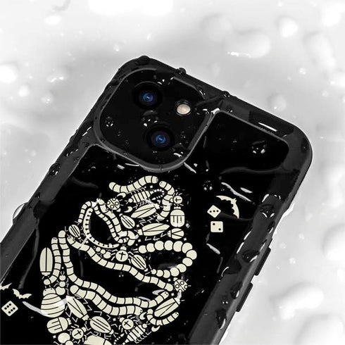 Disney The Nightmare Before Christmas Lets Boogie Art iPhone 13 Mini Waterproof Case