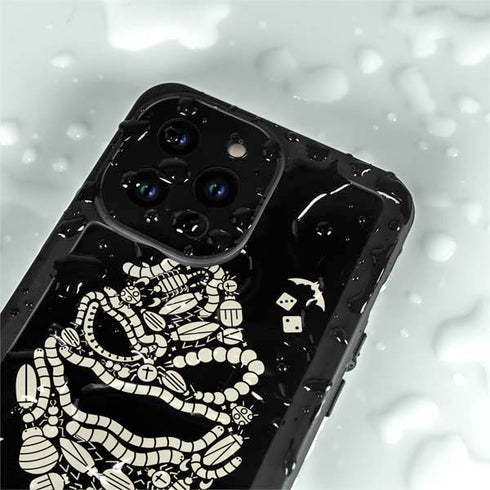 Disney The Nightmare Before Christmas Lets Boogie Art iPhone 14 Pro Max Waterproof Case