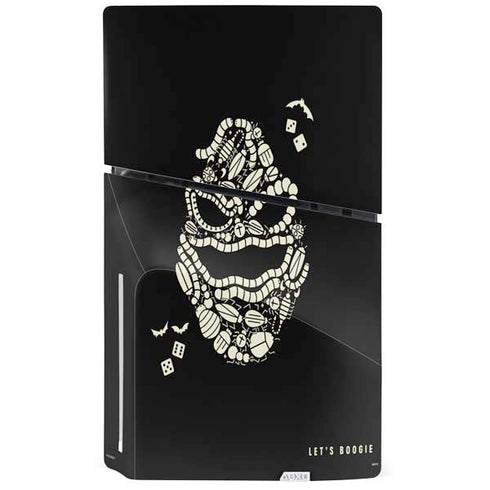 Disney The Nightmare Before Christmas Lets Boogie Art PS5 Slim Disk Bundle Skin