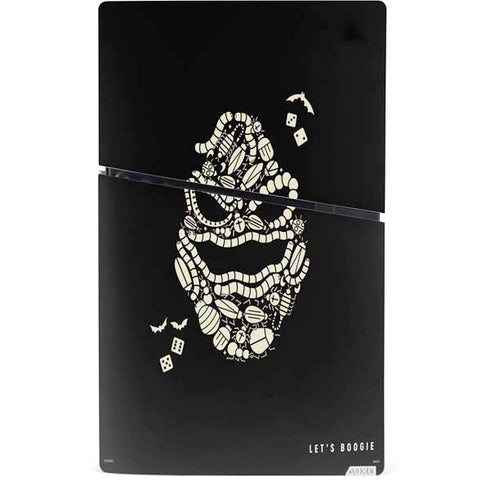 Disney The Nightmare Before Christmas Lets Boogie Art PS5 Slim Digital Edition Bundle Skin