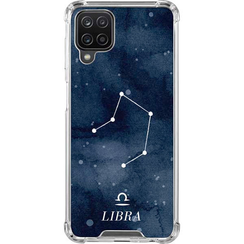 Libra Constellation Galaxy A12 Clear Case