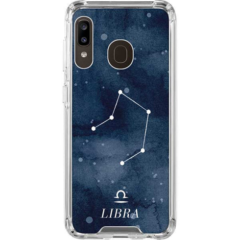 Libra Constellation Galaxy A30 Clear Case