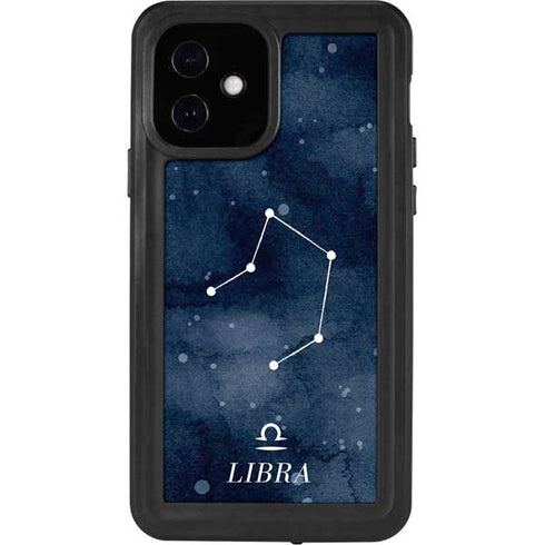 Libra Constellation iPhone 12 Waterproof Case