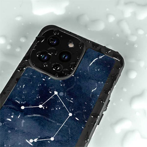 Libra Constellation iPhone 14 Pro Max Waterproof Case