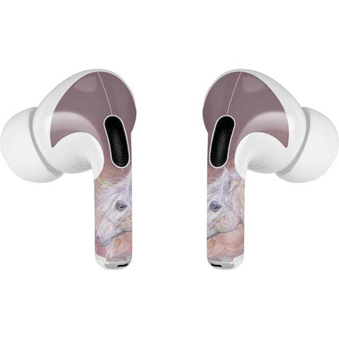 Laurie Prindle Licorne Florale Rose Unicorn AirPods Pro 2nd Gen Skin