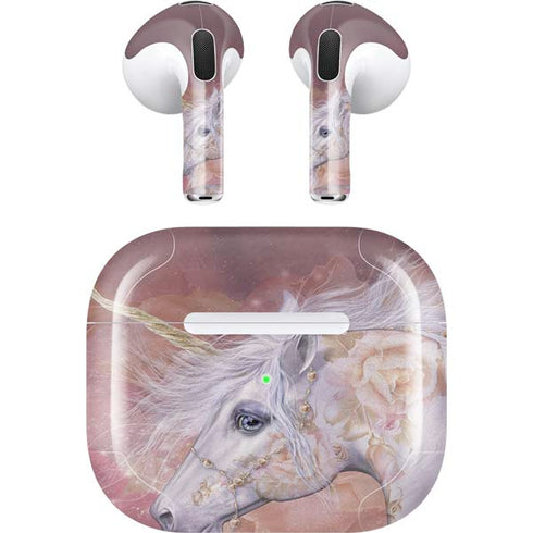 Laurie Prindle Licorne Florale Rose Unicorn Apple AirPods (3rd Gen 2021) Skin