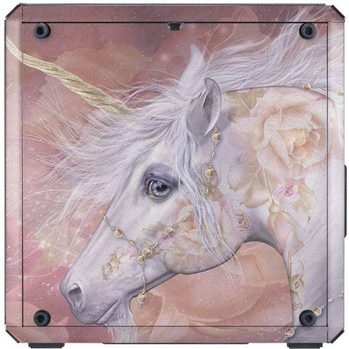 Laurie Prindle Licorne Florale Rose Unicorn Cooler Master MasterBox Q300L Mini Tower Skin