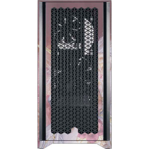 Laurie Prindle Licorne Florale Rose Unicorn Corsair 4000D Tempered Glass Mid-Tower ATX Case Skin