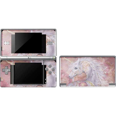 Laurie Prindle Licorne Florale Rose Unicorn DS Lite Skin