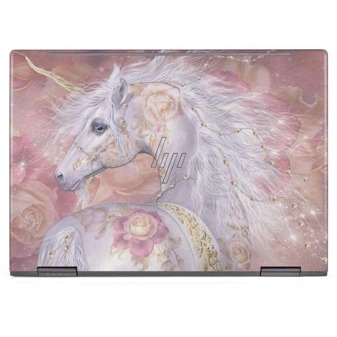 Laurie Prindle Licorne Florale Rose Unicorn HP Envy Skin