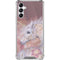 Laurie Prindle Licorne Florale Rose Unicorn Galaxy A14 5G Clear Case