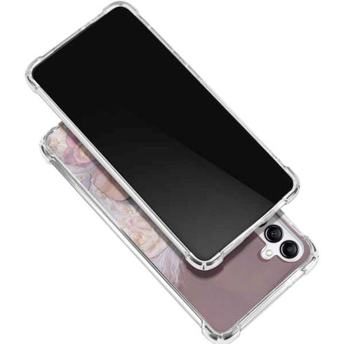 Licorne Florale Rose Unicorn by Laurie Prindle Galaxy A15 5G Clear Case