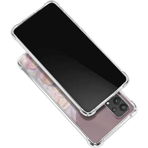 Laurie Prindle Licorne Florale Rose Unicorn Galaxy A32 5G Clear Case