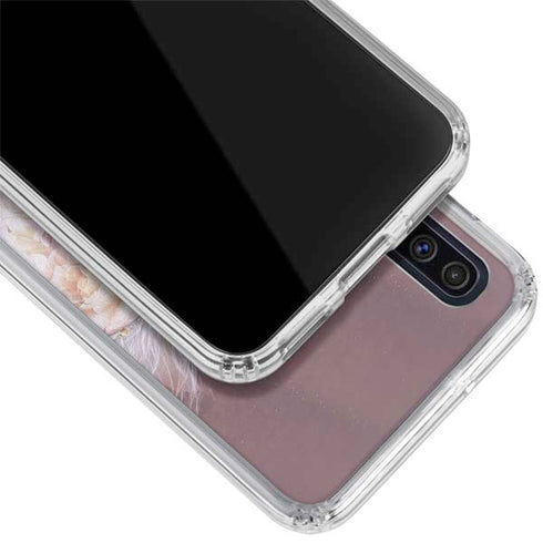 Laurie Prindle Licorne Florale Rose Unicorn Galaxy A50 Clear Case