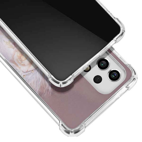 Laurie Prindle Licorne Florale Rose Unicorn Galaxy A53 5G Clear Case