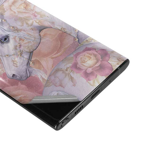Laurie Prindle Licorne Florale Rose Unicorn Galaxy Note 10 Plus Skin