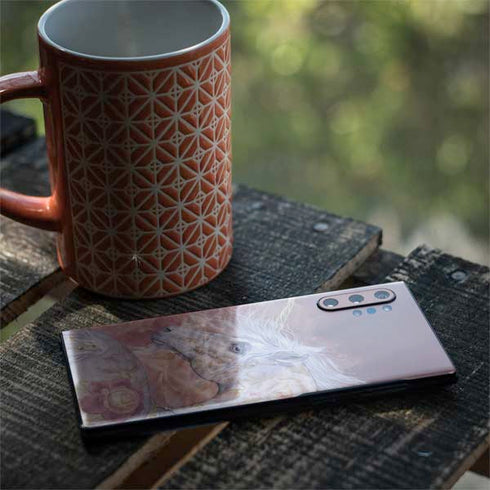 Laurie Prindle Licorne Florale Rose Unicorn Galaxy Note 10 Plus Skin