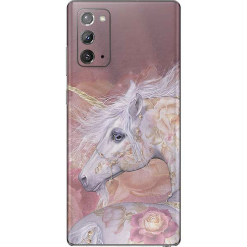 Laurie Prindle Licorne Florale Rose Unicorn Galaxy Note20 5G Skin