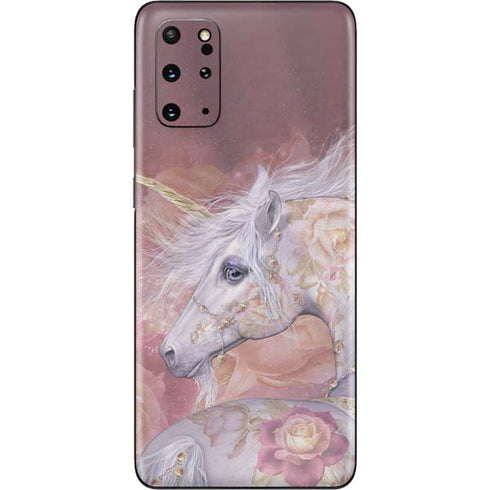 Laurie Prindle Licorne Florale Rose Unicorn Galaxy S20 Plus Skin