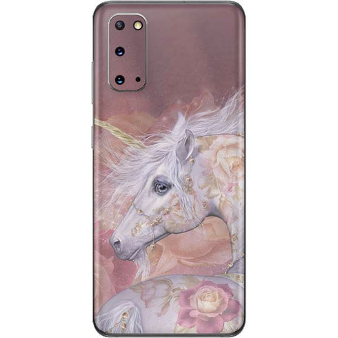 Laurie Prindle Licorne Florale Rose Unicorn Galaxy S20 Skin