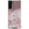 Laurie Prindle Licorne Florale Rose Unicorn Galaxy S21 FE Clear Case