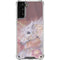 Laurie Prindle Licorne Florale Rose Unicorn Galaxy S21 Plus 5G Clear Case