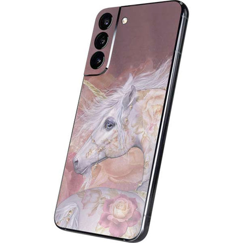 Laurie Prindle Licorne Florale Rose Unicorn Galaxy S22 Plus Skin