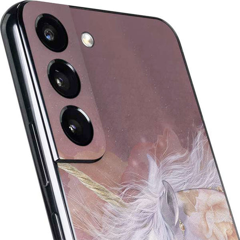 Laurie Prindle Licorne Florale Rose Unicorn Galaxy S22 Plus Skin