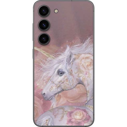 Laurie Prindle Licorne Florale Rose Unicorn Galaxy S23 Skin