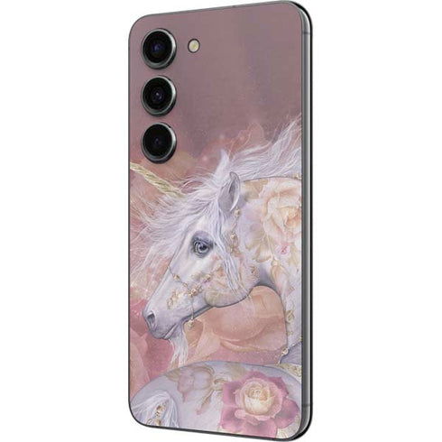 Laurie Prindle Licorne Florale Rose Unicorn Galaxy S23 Skin