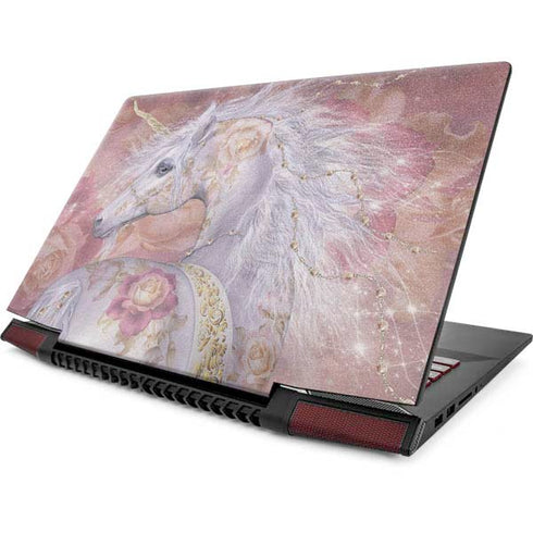 Laurie Prindle Licorne Florale Rose Unicorn Lenovo IdeaPad Skin