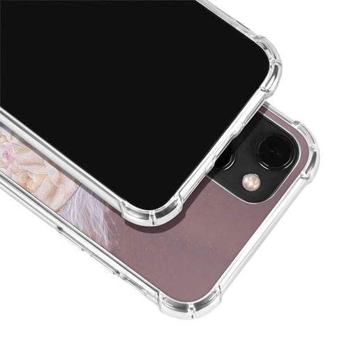 Laurie Prindle Licorne Florale Rose Unicorn iPhone 13 Mini Clear Case