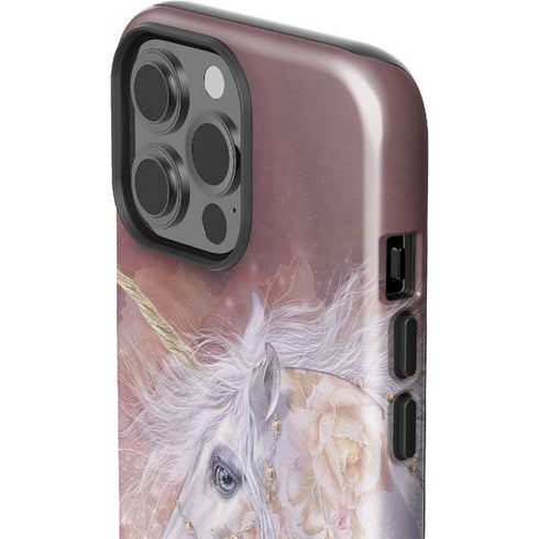 Laurie Prindle Licorne Florale Rose Unicorn iPhone 13 Pro Max Impact Case