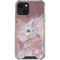 Laurie Prindle Licorne Florale Rose Unicorn iPhone 14 Plus Clear Case