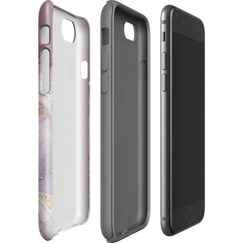 Laurie Prindle Licorne Florale Rose Unicorn iPhone SE (2nd & 3rd Gen) Pro Case