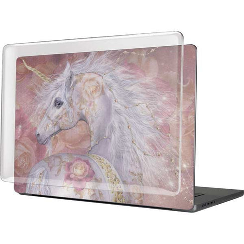 Licorne Florale Rose Unicorn by Laurie Prindle MacBook Pro 16in (2021-25) Case plus Skin