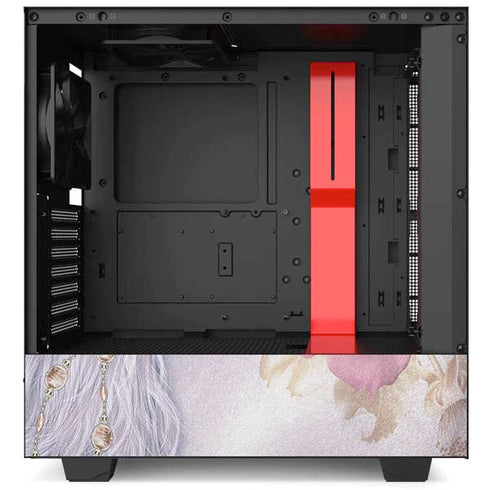 Laurie Prindle Licorne Florale Rose Unicorn NZXT H510 Compact ATX Mid-Tower Case Skin