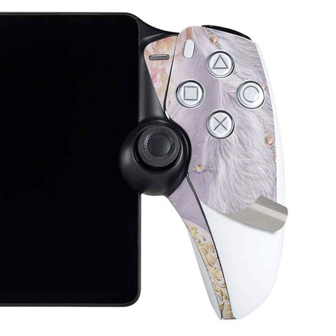 Licorne Florale Rose Unicorn by Laurie Prindle PlayStation Portal Remote Player Skin